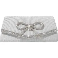 Zaewry Abendtasche Glitzer Abendtasche, Elegante Envelope Tasche Kettentasche, Schultertaschen für Hochzeit Party Freizeit Date