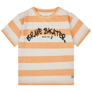 STACCATO - Kn.-T-Shirt, oversized soft orange str - Gr. - 110
