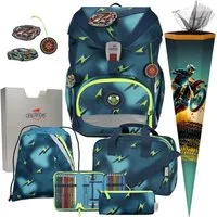 DerDieDas® Schulranzen 1.Klasse ErgoFlex Superlight in unterschiedlichen Sets (7-tlg)
