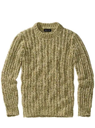 Mey & Edlich Herren Pesto-Pullover Grün 100 % Baumwolle (bio)