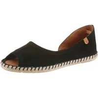 VERBENAS CRUZ SERRAJE Espadrille Sommerschuh, Flat, Slipper, Ballerina in asymmetrischem Look