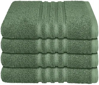 Schiesser Handtücher "Milano aus 100% Baumwolle mit eleganter Bordüre in Hoch-Tief-Optik" Made in Green