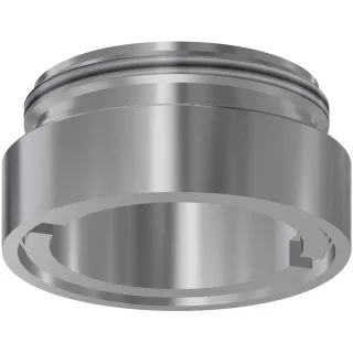 Diebstahlhemmendes Perlatorgehäuse, für Wascharmaturen, M 24 x 1, aus Messing poliert,2000104778 2000104778