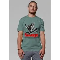 wat? Apparel T-Shirt Savage cat