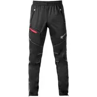 ROCKBROS Fahrradhose Lange Hose Sporthose Winter für mit Fleecefutter Reflektierende Elemente