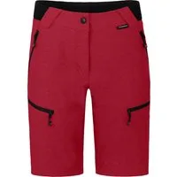 Bergson Outdoorhose PORI Bermuda Damen Wandershorts, robust, elastisch, Normalgrößen, rot