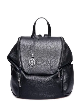 Luisa Vannini Schwarz Rindsledertasche
