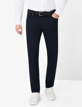 Brax Herren Five-Pocket-Hose Style CHUCK BLUE BLACK, denim dunkelblau, Gr. 42/36