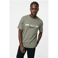 Jack & Jones T-Shirt JCOLIDO AOP FRONT PRINT TEE SS CREW NECK mit Frontprint