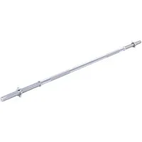 GORILLA SPORTS Langhantelstange Langhantelstange Chrom 200 cm mit Sternverschluss, 200 cm (3-tlg)