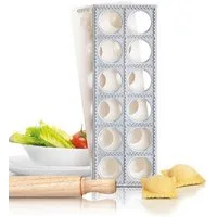GEFU Ravioliform TASCA, (Set 3-tlg), platzsparendes Design, ideal für Ravioli und Maultaschen