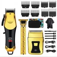 AIBISTAR Haar- und Bartschneider 3in1 Elektrisch Haarschneidemaschine Profi Haarschneider, Professionelle und Trimmer- Haarschneider Set für Herren