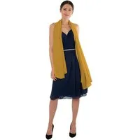 MayTree Modeschal Chiffon Schal Stola Umschlagtuch Abendkleid 70x180, (Stück, 1-St)