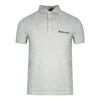 Aquascutum Unisex Erwachsenen Signature Logo Polo-Shirt (Grau)