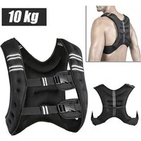 JEOBEST Gewichtsweste Laufweste Damen Herren, Fitness Trainingsweste, (Gewicht Tranning, 1-tlg., 10 kg), Muskelaufbau u. Krafttraining