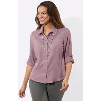 Witt Klassische Bluse Flanell-Bluse Langarm