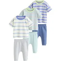 Next Top & Hose Baby T-Shirt und Jogginghose, 6-teiliges Set (6-tlg)