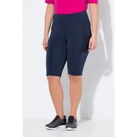 Ulla Popken Leggings Leggingshorts Elastikbund Mesh-Tasche recycelt