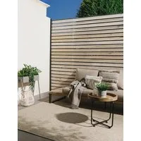 benuta Outdoorteppich Iowa, rechteckig, Höhe: 5 mm, Outdoor Teppich Garten, Terrasse, Balkon, Küchenteppich, Wetterfest