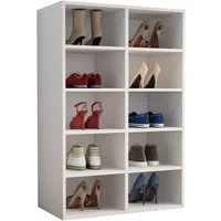 VCM Schuhregal Holz Regal Schuhschrank Schuhregal Hinsol M, 1-tlg., VCM Schuhregal Hinsol 84x55x30 cm Holzwerkstoff