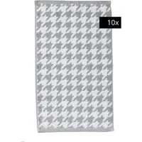 done.® Gästehandtücher DAILY SHAPES, Jacquard-Walkfrottier (10-St)