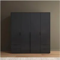 rauch Drehtürenschrank Kleiderschrank Schrank Garderobe Wäscheschrank NAGATA viel Stauraum (in 3 verschiedenen Ausstattungen BASIC/CLASSIC/PREMIUM) mit Schubladen sowie Stangengriffen TOPSELLER MADE IN GERMANY