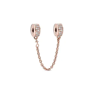 Pandora Charm Timeless Klare Pavé Clip Komfortkette 786322CZ-05