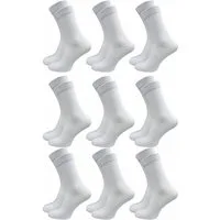 GAWILO Diabetikersocken für Damen - Ohne Gummibund - Ohne drückende Naht - Extra weit (9 Paar) Venensocke mit hohem Anteil Baumwolle sorgt für angenehmes Fußklima
