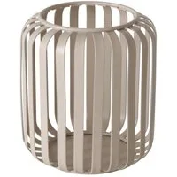 BOLTZE GRUPPE GmbH Windlicht VIKI, Ø 10 x H 12 cm, Sandfarben, Metall (1 St)