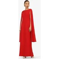Kraimod Abendkleid mit Cape und Schlitz