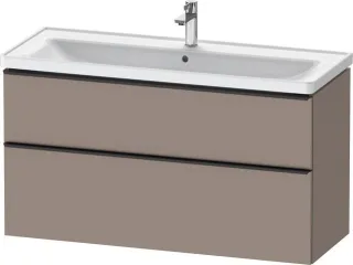 Duravit D-Neo Waschtischunterbau wandhängend Basalt Matt 1184x452x625 mm - DE43910BD430000 DE43910BD430000