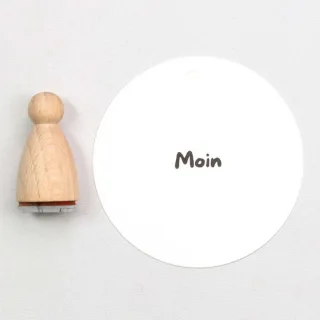 Perlenfischer Stempel maritim: MOIN