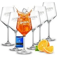 Maxito Cocktailglas als Aperol Spritz Gläser von hervorragender Qualität mit 400 ml, 6-tlg.