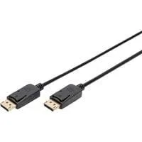DisplayPort Anschlusskabel, Full HD 1080p schwarz, 5 Meter