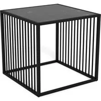 ACTONA GROUP Beistelltisch Strington, robuster Ecktisch im skandinavischem Design, robust, Pflegeleicht & langlebig, Gestell aus Stahl, Maße 40x40x40