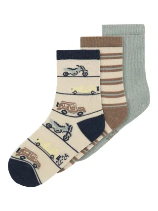 NAME IT - NMMHUBERTS 3P SOCK peyote - Gr. - 28/30