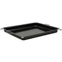 BBQ-Toro Bratpfanne Emaillierte Pfanne 64 x 52 x 5,5 cm, Stahl, für Edelstahl Gastrobräter, Stahl