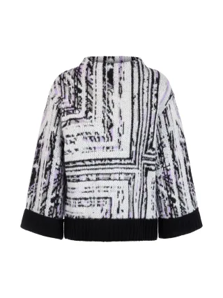 Marc Cain Collections - Statement Pullover Knitted in Germany vapor blue - Gr. - 42