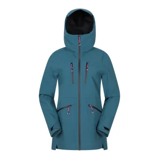 Mountain Warehouse - "Tempest" Skijacke für Damen, 3 Lagen, Wasserfest (Petrol)