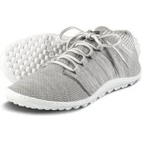 Leguano Beat (flexible Sohle, pures Barfußgefühl) silbergrau Barfußschuh