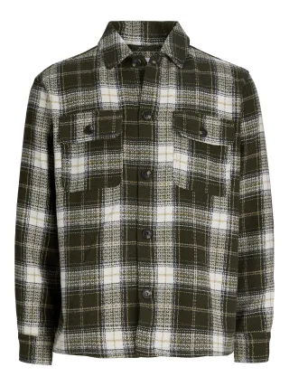 JACK&JONES - JJEREGENT STRUCTURE OVERSHIRT LS SN Rosin - Gr. - L
