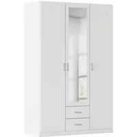 rauch Kleiderschrank Schrank Garderobe Ankleide GAMMA Breiten 91/136/181/226/271/315/360 cm (in 3 Ausstattungen BASIC/CLASSIC/PREMIUM (inkl. SOFT-CLOSE-Funktion) verschiedene Griff-Varianten, mit Spiegel TOPSELLER MADE IN GERMANY