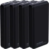 OUTMARK SWIFTER 10.000 2x USB-A Ausgang, 1x USB-C zum Laden der Powerbank 10000 mAh, Fast Charge 2 x 2,4A