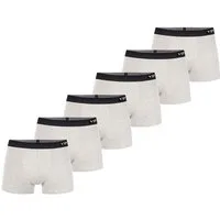 VIP Retro Boxer Premium Jersey Stretch - 6er Set - Boxershorts - Multipack - Uni (6-St) Unterwäsche Männer Herren Retroshorts Baumwoll-Mix Unterhosen 6-Pack