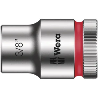 Wera 8790 HMB Zyklop-Steckschlüsseleinsatz mit 3/8"-Antrieb, zöllig Rot - 05003572001
