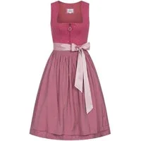 Nübler Trachtenkleid Midi Dirndl Kathe in Waldbeere von Nübler - Rocklänge 60 cm