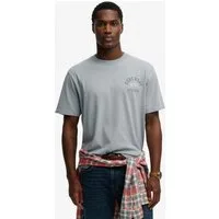 Superdry Rundhalsshirt ATH ESS TEE Loose Fit, aus Baumwolle, Single Jersey, mit Kurzarm