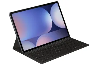 Samsung EF-DX820 Book Cover Keyboard Slim [inkl. AI-Taste für Galaxy Tab S9+ / S9 FE+ / S10+] schwarz