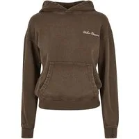 URBAN CLASSICS Rundhalspullover Urban Classics Damen Ladies Small Embroidery Terry Hoody (1-tlg)