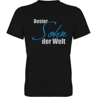 G-graphics T-Shirt Bester Sohn der Welt Herren T-Shirt mit Statement / Spruch / Motiv als Frontprint